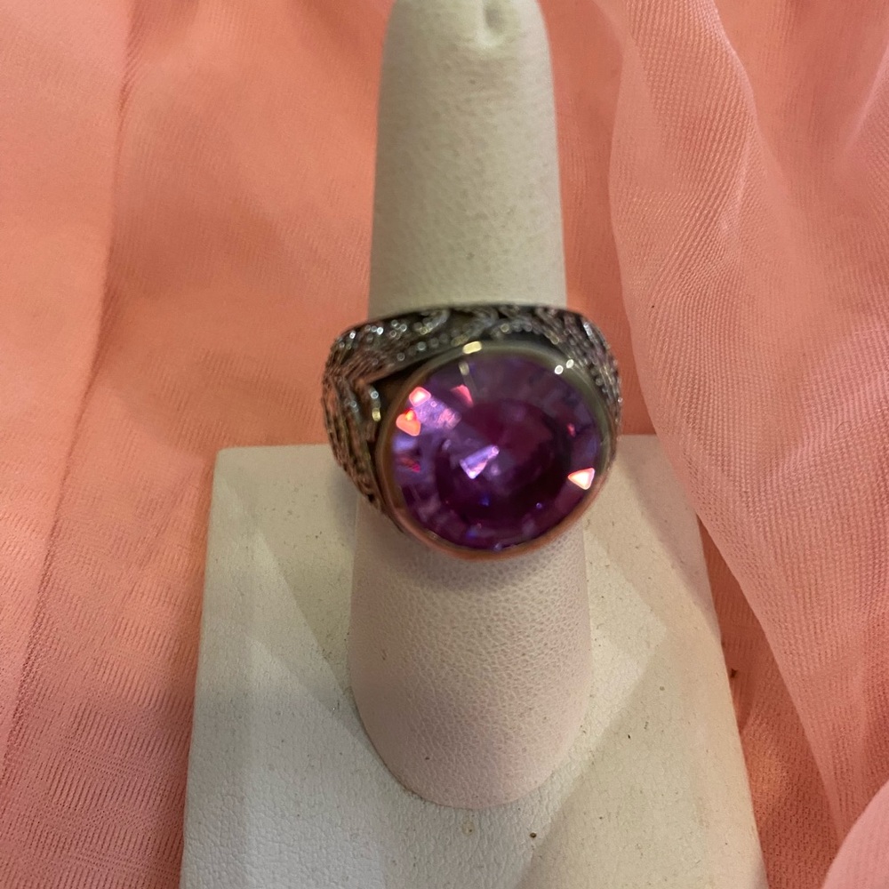 AMETHYST RING SS